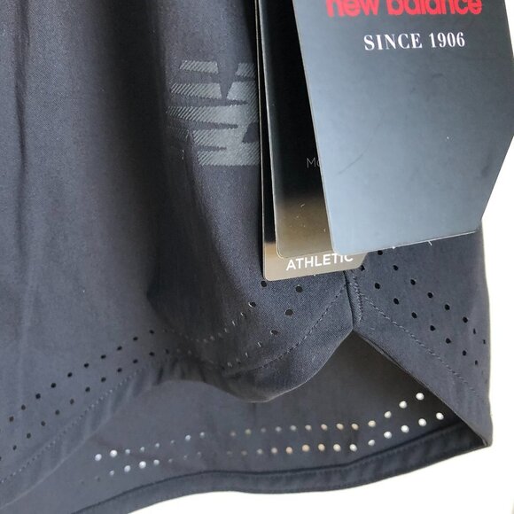 New Balance Archive Run Shorts Black Size XL - Picture 3 of 7